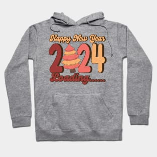 Happy New year 2024 loading Hoodie